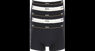 Hugo Boss - Boxershorts 5-Pack Essentials Zwart - Heren - Maat XL - Body-fit