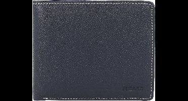 PICARD Leren Portemonnee Diego Wallet Quer Jeans Blauw