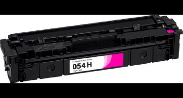 Toner Geschikt voor Canon CRG-054H | 1x Magenta Geschikt voor Canon i-Sensys LBP621CW - LBP623CDW - MF641CW - MF643CDW - MF645CX