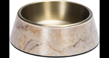 Designed by Lotte Eetbak Meis - Hondenvoerbak - Melamine - Beige - 17,5 cm - 350 ml