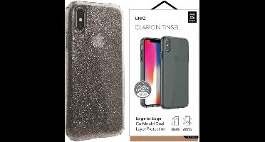 Uniq - Clarion - Tinsel hoesje voor iPhone Xs Max - zwart