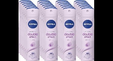 Nivea Deospray Women  Double Effect 150 ml - Voordeelverpakking 24 stuks