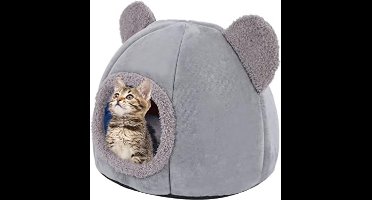 Vilten kattengrot, milieuvriendelijk zelfverwarmend kattenbed