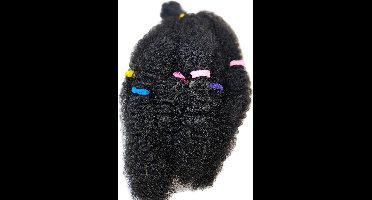 Hair bundels - Kinky curls - Afro - 30 cm - hair extensions zwart