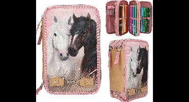 Depesche - Miss Melody 3-vaks etui - DUSTY ROSE