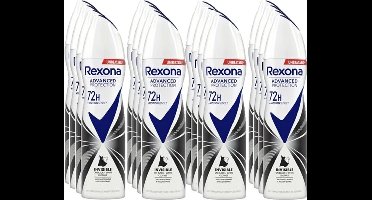 Rexona - Deodorant - Spray - Invisible On Black+White Clothes - 150ml x 12
