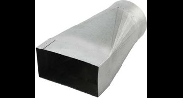 Verloopstuk 220 mm x 80 mm naar diameter 160mm