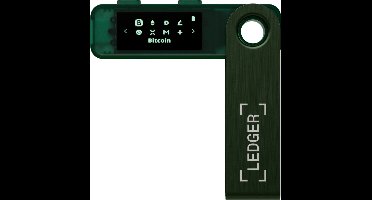 Ledger Nano S Plus - Hardware Wallet - het perfecte instapmodel voor het veilig beheren van al je crypto (Bitcoin) en NFT's - Emerald Green