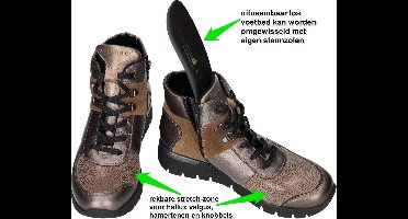 Waldlaufer -Dames - taupe - sneakers - maat 37