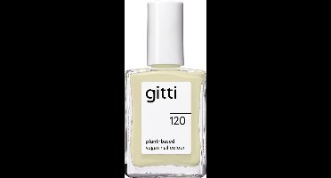 Gitti No. 120 - Soft Lime - nagellak - minimaal 82% natuurlijk - 23 vrij - manicure - blijft 7 dagen zitten