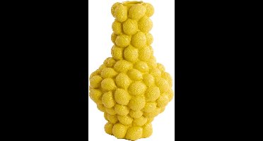Light & Living Vaas Lemon - Geel - 27.5x27.5x46.5cm - Kunststof - - Bloemenvaas - Woondecoratie - Decoratieve vaas voor woonkamer of slaapkamer - Pasen - Paasdecoratie - Vaas voor Paastakken