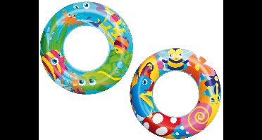 Strandring voor kinderen om te zwemmen 56 cm Bestway 36013 insecten