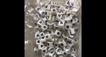 Minimarker wit/zwart 40 100st