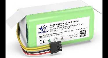 14.4V, 2600mAh Li-ion accu voor o.m. Cecotec Conga 1290, 1390, 1490, 1590, Fagor FG87; Alfawise V9S, Proscenic 811GB 780T, 790T VR1717 (KIJK LIJST NA VÓÓR BESTELLING)