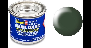 Revell Hobbyverf Enamel verf - #363 Dark Green - Satin - RAL6020 - Enamel - Verf potje - 14 ml