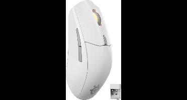 SteelSeries Rival 3 Wireless Gen 2 Draadloze Gamingmuis - Wit - 2.4Ghz & Bluetooth - 18.000 DPI - 200 uur accu