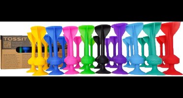 999 Games - Tossit - Party Pack - Darts - Petanque - HET LEVEN IS LEUK, JUST TOSS IT! - Geavanceerde siliconen dart