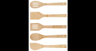 alpina Kookgerei Bamboe 6Pc 4As - 6 Stuks