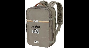 Karactermania - Disney - Mickey Mouse Gezicht - Mercury Rugzak - Lichtgewicht Handbagage Backpack - Beige