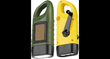 Brandlesss Nood zaklamp - oplaadbaar - water- en schokbestendig - groen en geel