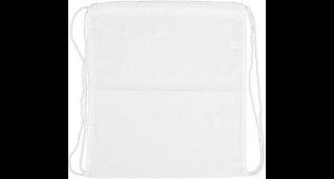 CC Katoenen rugzak met Treksluiting 37x41 cm wit