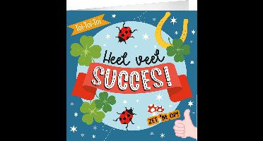 XL Greeting Cards - Heel veel succes