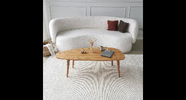 Asir - Koffietafel - Teak - 115 x 50 x 38 cm