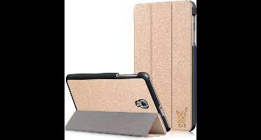 Hoes geschikt voor Samsung Galaxy Tab A8 8.0 (2017) - Smart Book Case Hoesje van iCall - Goud