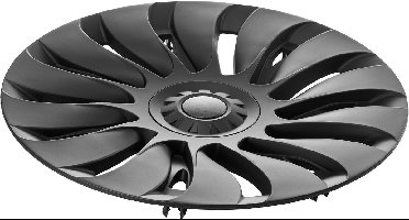 Wieldop Wieldoppen, 19 inch, Model 2021-2023 Y Perfect Passende Wieldop met Drukknop, Beschermband en Ventielopening, ABS en PC Wieldop met Hoge Stijfheid