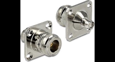 N (v) - SMA (v) inbouw adapter - 50 Ohm