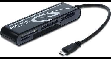 DeLOCK Micro USB OTG Cardreader - 0,10 meter