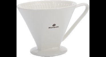Westmark Porseleinen koffiefilterhouder, filtermaat 6, voor maximaal 6 kopjes koffie, Brasilia, 24492260