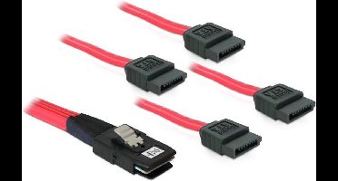 Delock - Kabel mini SAS 36 Stecker - 4x SATA 7pin (SFF 8087