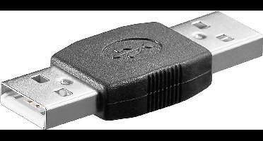 S-Impuls USB-A (m) - USB-A (m) koppelstuk - USB2.0 / zwart