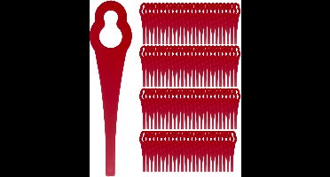 Reservemes geschikt voor Einhell GE-CT 18 Li GE-CT 18/24 Li - Kunststof mes voor kantentrimmer - Pak van 100