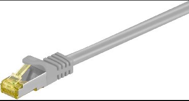 S-Impuls S/FTP CAT7 10 Gigabit netwerkkabel / grijs - LSZH - 10 meter