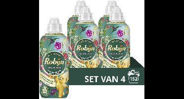 Robijn Collections Wasverzachter - Paradise Secret - 4 x 38 wasbeurten - Voordeelverpakking