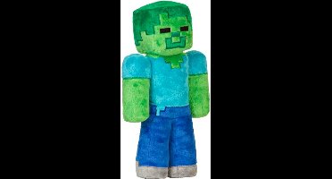 Zombie - Minecraft Pluche Knuffel 30 cm - A Minecraft Movie Plush - Speelgoed Film Knuffels voor Kinderen Jongens Meisjes