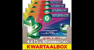 Ariel 3in1 Wasmiddel Pods Color - 4 x 15 wasbeurten