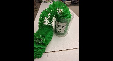 2x Groene Plastic Slinger 10 meter Brandveilig