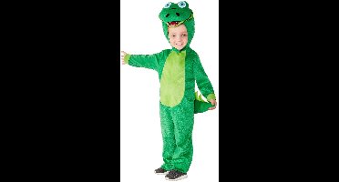 Smiffys - Toddler Crocodile Kinder Kostuum - Kids tm 2 jaar - Groen