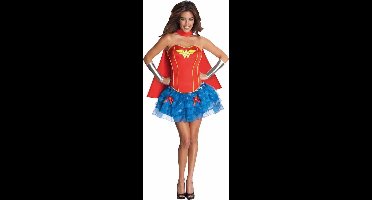 Sexy Wonder Woman™ kostuum voor dames - Verkleedkleding - Small