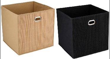 Alpina Voorrraaddoos bamboe 31x31x31cm