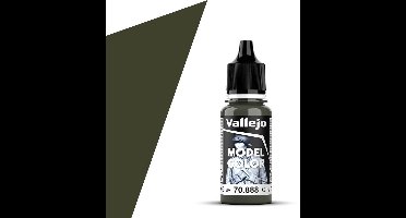 Vallejo Hobbyverf Acrylverf - 70888 Model Color Olive Grey - Acryl Verf flesje - 17 ml
