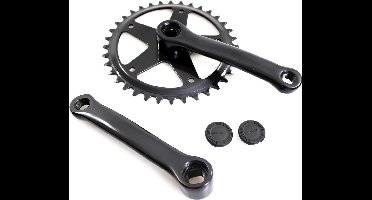 Kgs Crankstel 36t 127 Mm Zwart