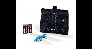 Carson Modellsport 500504148 VW Käfer mit Anhänger 1:87 RC auto Elektro Straatmodel Incl. accu, oplader en batterijen v