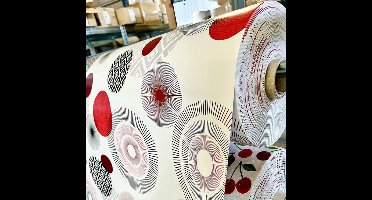 Hedendaags bedrukt Bulgomme tafelkleed - Per meter