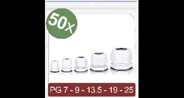 Quadrios 24CA413 Wartel Polyamide Wit 50 stuk(s)