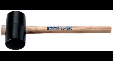 Promat rubber hamer zwart 54 mm - 4000811571