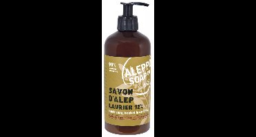 Aleppo Soap Co Zeep Vloeibaar 12% Laurier - 500 ml